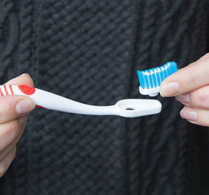 <center>Snap Toothbrush 美國環保替換牙刷