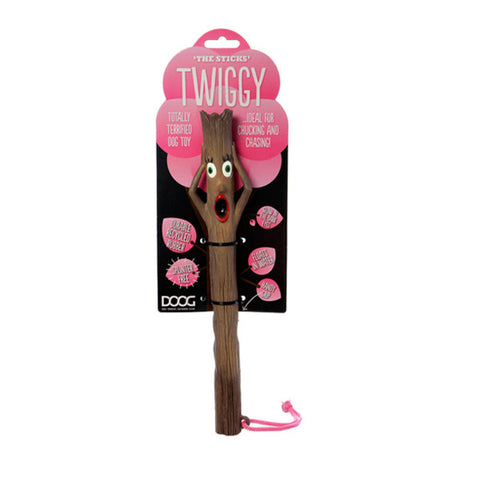 DOOG The Stick Family - Twiggy 28cm<br/>瘋狂枝枝家族寵物耐咬玩具 - 尖叫崔姨