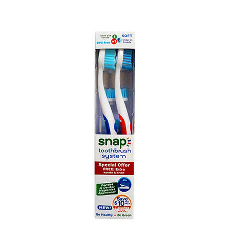SNAP Toothbrush + Replacement Heads<br/>環保替換牙刷頭 + 牙刷組合 - Shark Tank Taiwan 