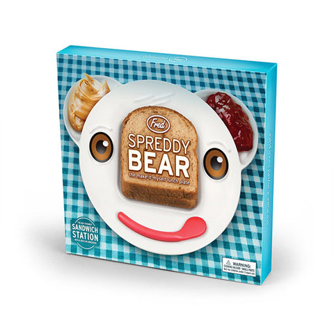 FRED & FRIENDS Spreddy Bear<BR/>貪吃熊餐具盤