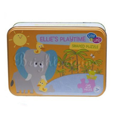 GIBBY & LIBBY Shaped Puzzle - Ellie's Playtime<br/>造型拼圖 - 大象的遊戲時間