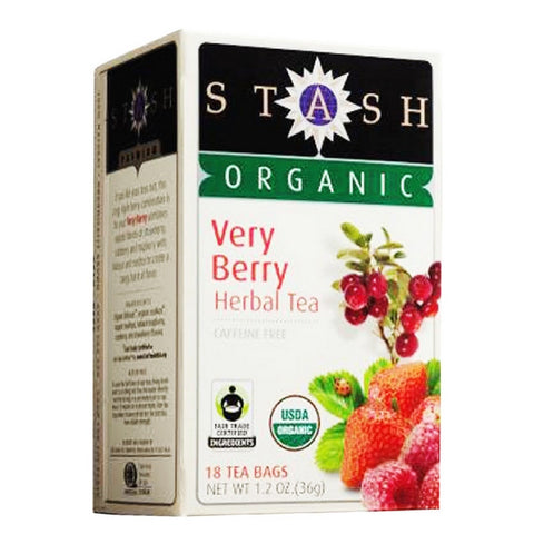 STASH TEA Organic Tea - Very Berry<br/>有機綜合莓果草本茶 (6盒/組) - Shark Tank Taiwan 