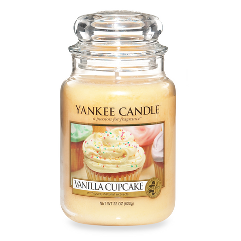 Yankee Candle® Housewarmer® Vanilla Cupcake Large Classic Candle Jar - Shark Tank Taiwan 歐美時尚生活網