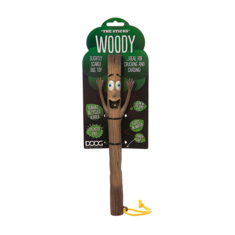 DOOG The Stick Family - Woody 30cm<br/>瘋狂枝枝家族寵物耐咬玩具 - 文青伍迪