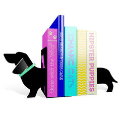 MUSTARD Really Long Sausage Dog Bookends<BR/>造型書擋 - 臘腸狗