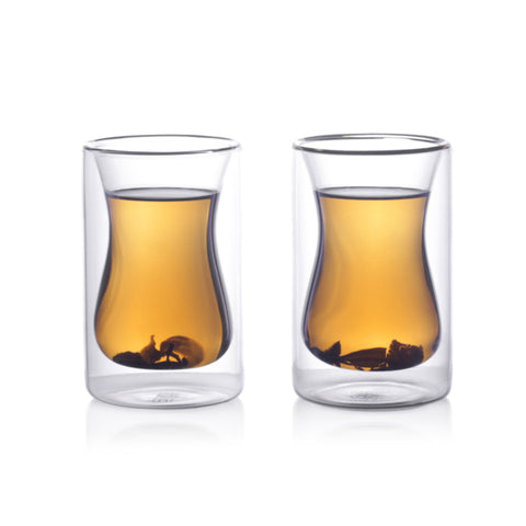 EPARE 6 oz Double-Wall Turkish Tea Cup<br/>6oz 雙層耐熱玻璃土耳其茶杯 - 2入/裝