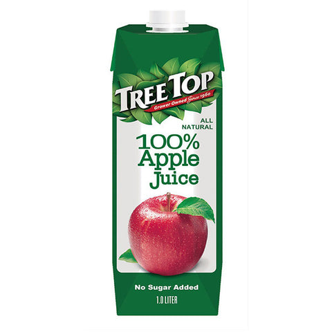 TREE TOP All Natural Apple Juice<br/>樹頂100%純蘋果汁 1L (20入/組) 晶鑽包