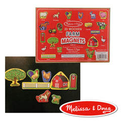 MELISSA & DOUG<br/>MD 磁力 - 農場動物木質磁鐵貼