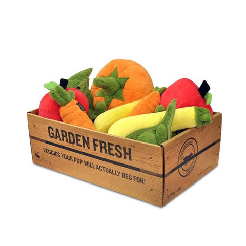 P.L.A.Y. Garden Fresh Plush Toys 15pc<BR/>健康蔬果籃 - 15 件組 (含蔬果箱)