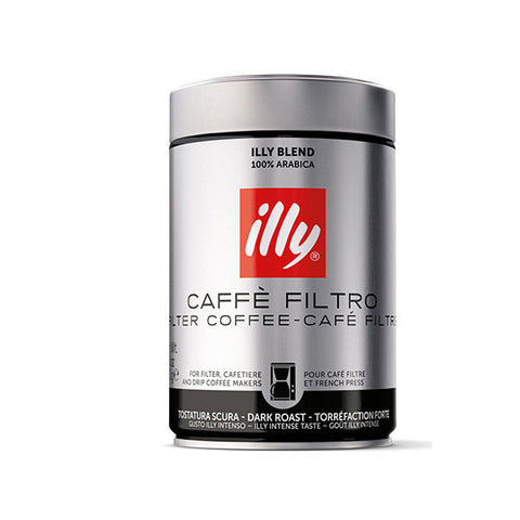 ILLY<br/>意利美式咖啡深烘焙咖啡粉 (2罐/組)