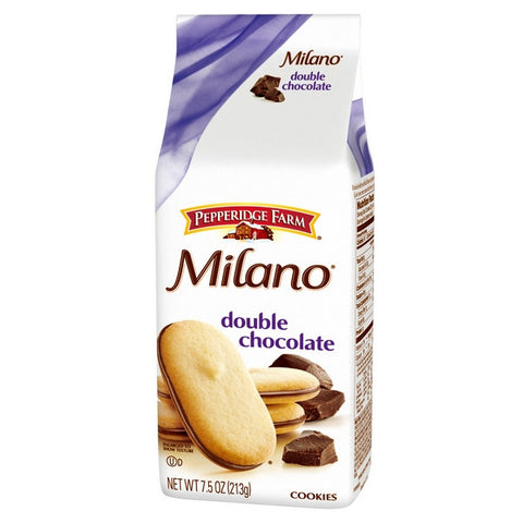 PEPPERIDGE FARM Milano Cookie - Double Chocolate<br/>琣伯莉雙層巧克力米蘭餅乾（6入） - Shark Tank Taiwan 