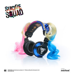 SUICIDE SQUAD InfoThink Headphones - Harley Quinn<br/> 自殺突擊隊週邊商品 - 耳罩式耳機 (小丑女) - Shark Tank Taiwan 