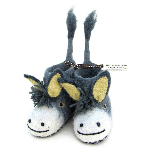 SEW HEART FELT放牧小羊羊毛氈室內鞋- 達西驢(成人款) – Shark Tank