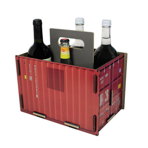 WERKHAUS Container Bottle Carrier<br/>工業風貨櫃飲料置物箱 (共2色)