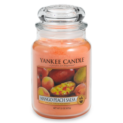 Yankee Candle® Housewarmer® Mango Peach Salsa Large Classic Jar Candle - Shark Tank Taiwan 歐美時尚生活網