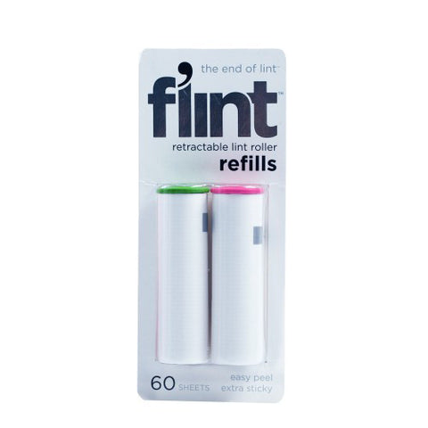 FLINT Lint Roller Refill<br/>毛絮滾輪 補充紙捲(兩入)