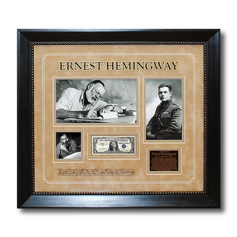 Ernest Hemingway Autographed Dollar<br/>海明威親筆簽名美金