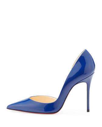 Christian Louboutin - Iriza Patent Pointy d'Orsay Red Sole Pump