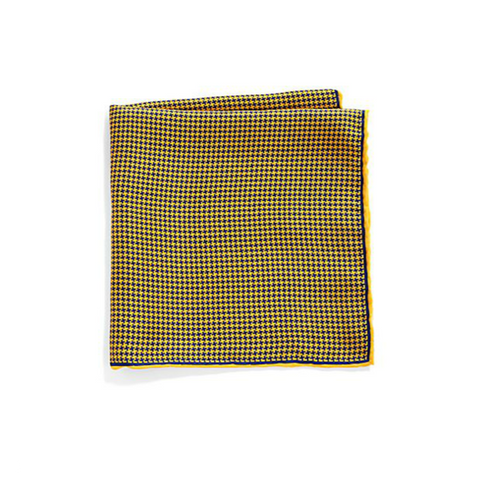 Saks Fifth Avenue Collection - Silk Houndstooth Pocket Square
