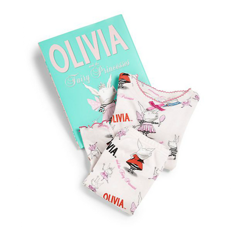 Books To Bed - Toddler's & Little Girl's "Olivia & The Fairy Princess" Pajamas & Book Three-Piece Set