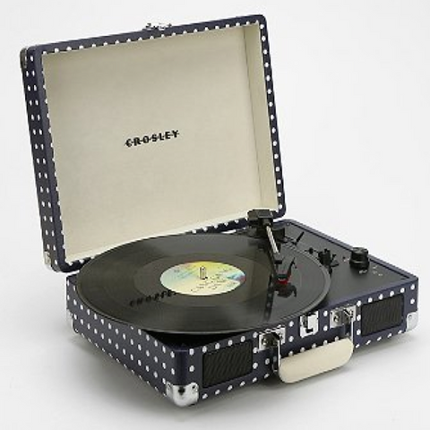 Crosley Cruiser Printed Briefcase Record Player
