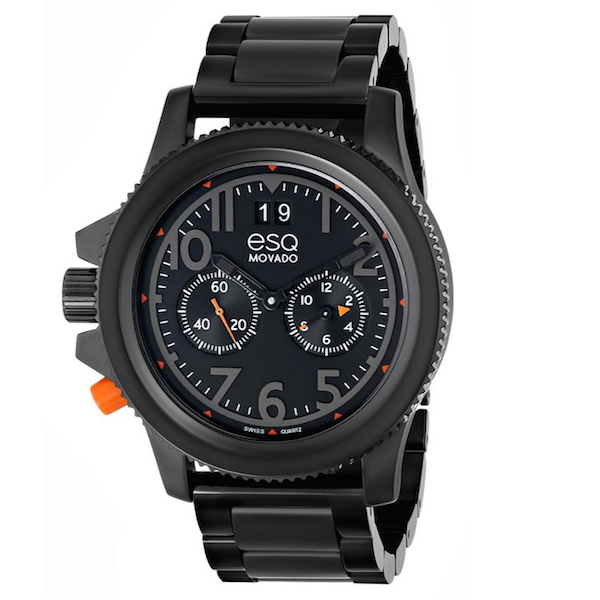 Esq movado men's stainless 2025 steel watch