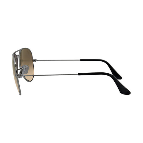 RAY BAN -  Aviator Metal Silver Grey 55mm Mirrored Lenses Large Sunglasses - Shark Tank Taiwan 