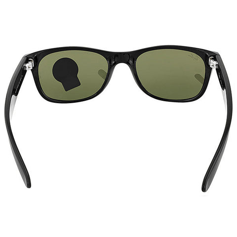 RAY BAN - New Wayfarer Black/Green 52mm Sunglasses - Shark Tank Taiwan 