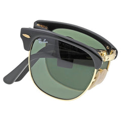 RAY BAN Folding Clubmaster Black - Green 51mm Sunglasses - Shark Tank Taiwan 