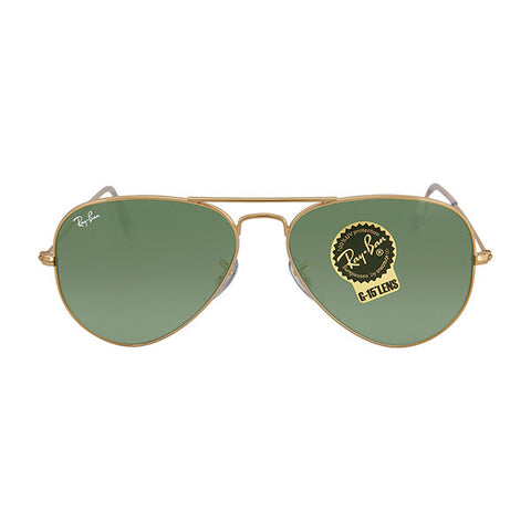 RAY BAN - Aviator Arista Green 55 mm Sunglasses