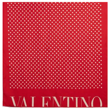 Valentino Scarf 范倫鐵諾方形絲巾 VFC909S673 ROSB