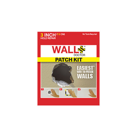 WALL DOCTOR 3 Inch Drywall Repair Patch Kit<br/>美國牆壁修補救星 7.6cm