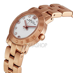Marc Jacobs - Mini Amy White Dial Rose Gold-tone Stainless Steel Ladies Watch MBM3078 (20% off) - Shark Tank Taiwan 