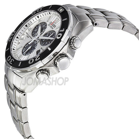 Citizen - Signature Chronograph Eco-Drive Silver Dial Stainless Steel Mens Watch BL5440-58A (44% off) - Shark Tank Taiwan 