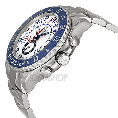 Rolex - Yacht Master II White Dial Blue Bezel Stainless Steel Automatic Mens Watch 116680WAO (6% off) - Shark Tank Taiwan 