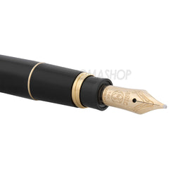 Montblanc - Meisterstuck Hommage Mozart Black Resin Gold Plated Small Fountain Pen 107702 (30% off) - Shark Tank Taiwan 