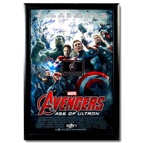 Avengers: Age of Ultron Autographed Poster - A<br/>復仇者聯盟2：奧創紀元 簽名海報 - A