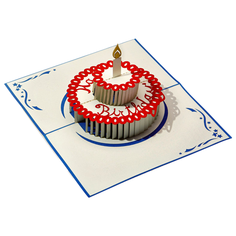 LOVEPOP Birthday Cake 3D card<br>生日卡片－雙層蛋糕
