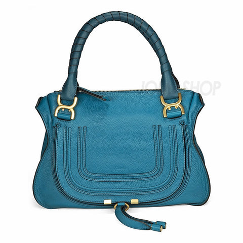 Chloe - Marcie Blue Leather Mini Satchel 3S0860-161-73M
