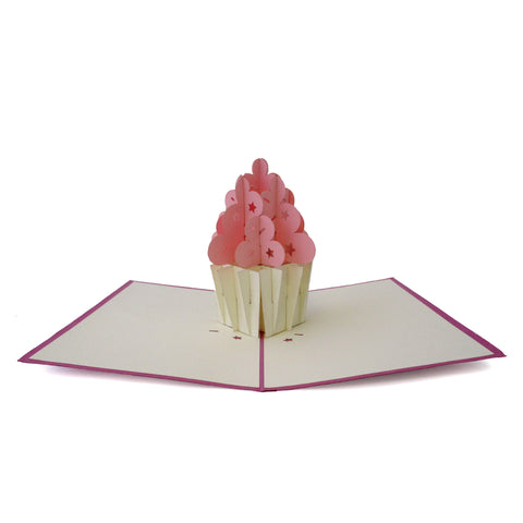 LOVEPOP Cupcake Birthday 3D card<br>萬用卡片－杯子蛋糕