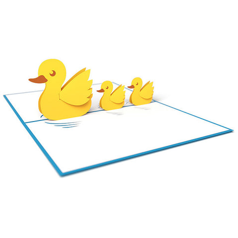 LOVEPOP Ducklings 3D card<br>萬用卡片－小鴨排排隊 - Shark Tank Taiwan 