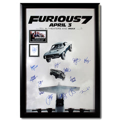 Fast & Furious 7 Autographed Poster<br/>玩命關頭 7 簽名海報 (含保羅、沃克簽名) - Shark Tank Taiwan 