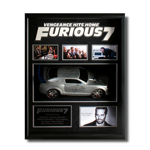 Fast & Furious 7 Model Car + Autographed Photos<br/>玩命關頭 7 模型車 + 演員簽名