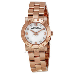 Marc Jacobs - Mini Amy White Dial Rose Gold-tone Stainless Steel Ladies Watch MBM3078 (20% off) - Shark Tank Taiwan 