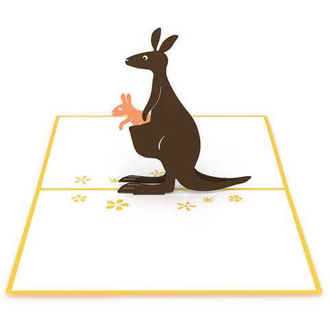 LOVEPOP Kangaroos 3D card<br>萬用卡片－袋鼠