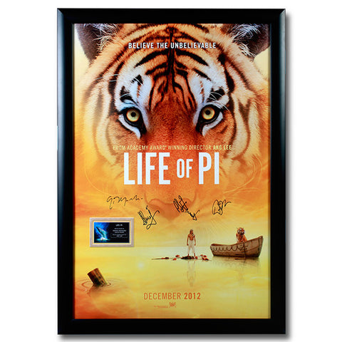 Life of Pi Autographed Poster<br/>少年 Pi 的奇幻漂流簽名海報