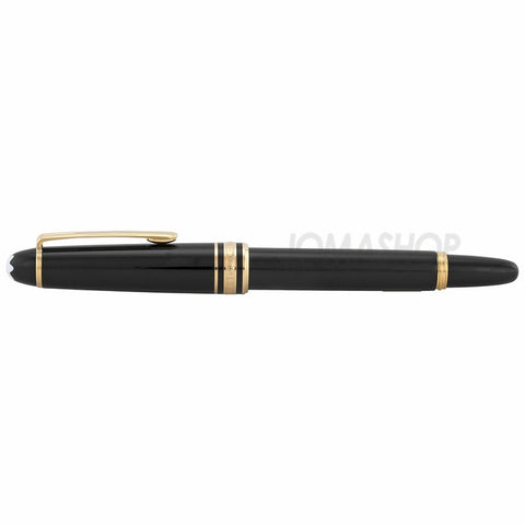 Montblanc - Meisterstuck Hommage Mozart Black Resin Gold Plated Small Fountain Pen 107702 (30% off)