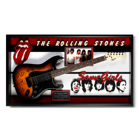 Rolling Stone Autographed Guitar<br/>滾石樂團簽名吉他
