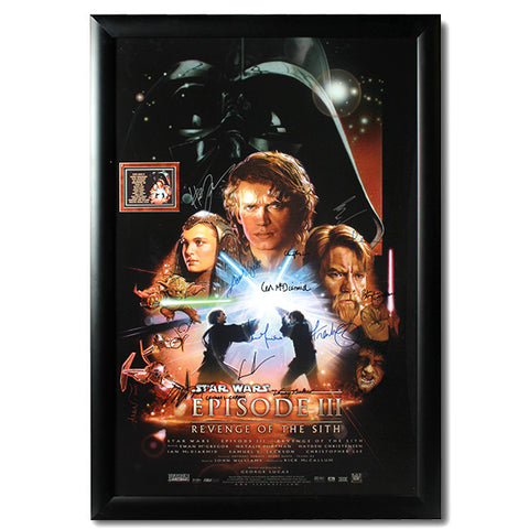 Star Wars (I, II, III) Autographed Poster Bundle<br/>星際大戰簽名海報 (I,II,III 三部曲組合)