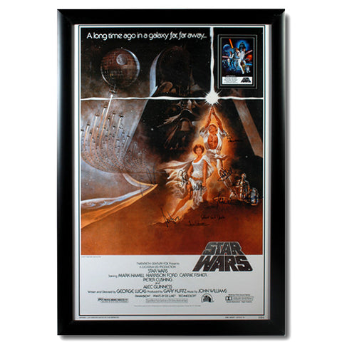 Star Wars (IV, V, VI) Autographed Poster Bundle<br/>星際大戰簽名海報 (IV, V, VI 三部曲組合)